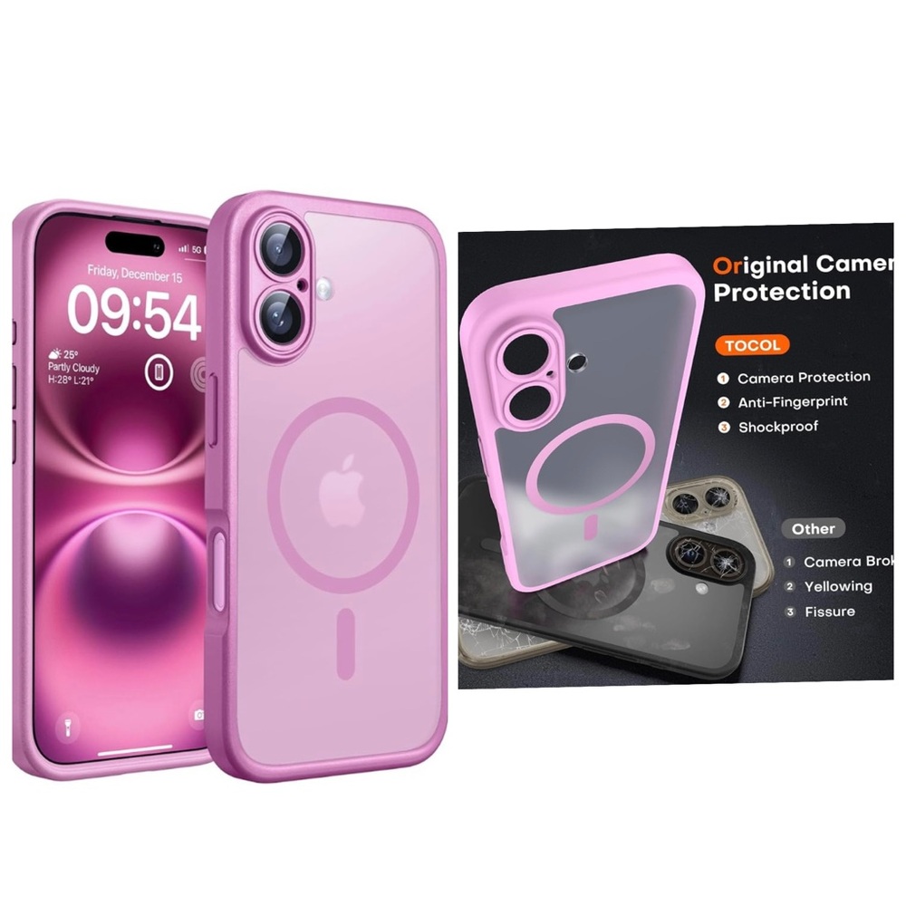 🚨Final Sale🚨 NIB Tocol Peony iPhone 16 Case